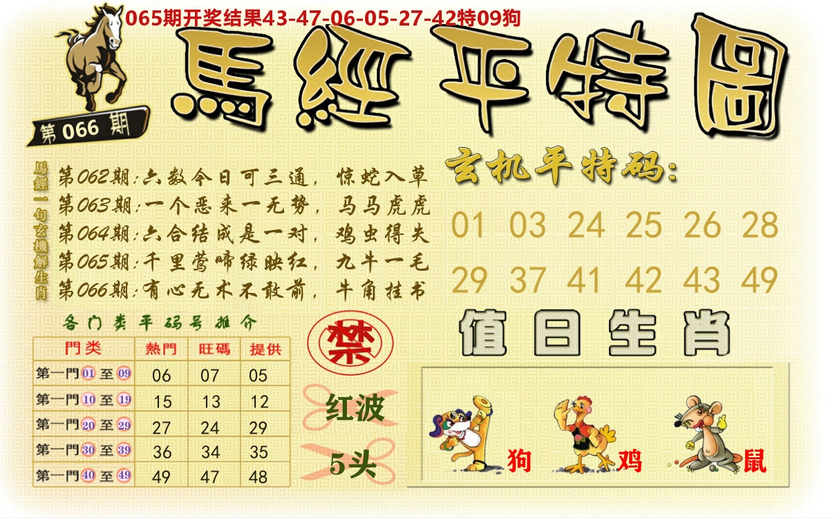 澳门平特图 第66期
