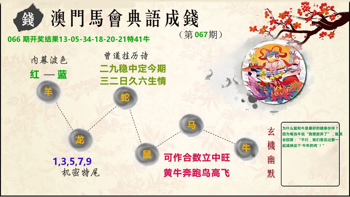 典语成钱 第67期