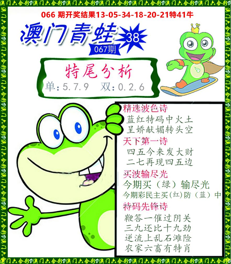 青蛙系列38 第67期