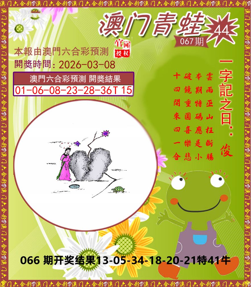 青蛙系列44 第67期
