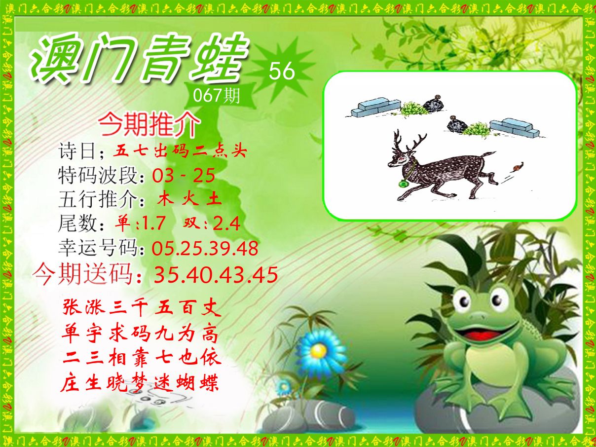 青蛙系列56 第67期