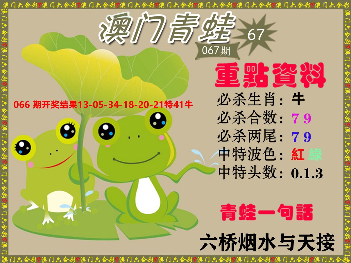 青蛙系列67 第67期