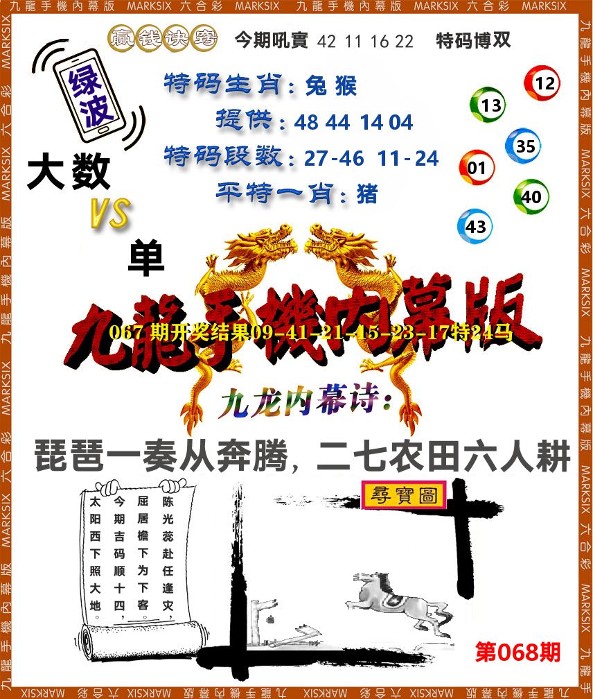 九龙手机内幕 第68期