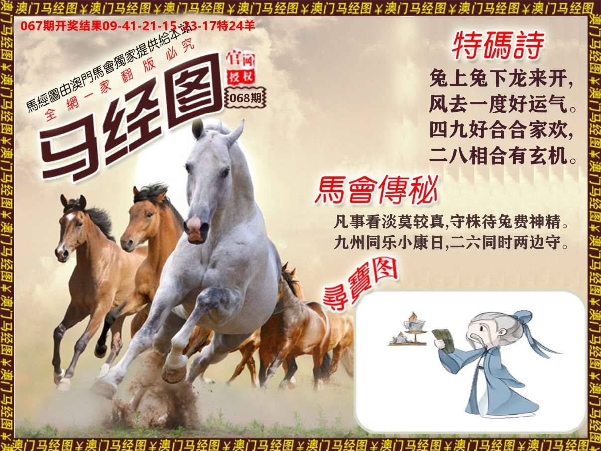 马经系列 第68期