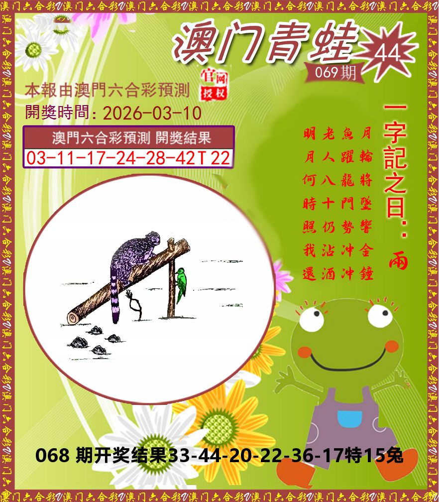 青蛙系列44 第69期