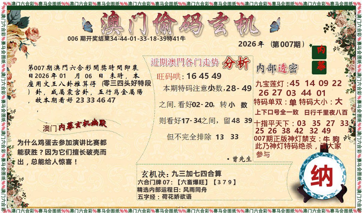 偷码玄机 第7期