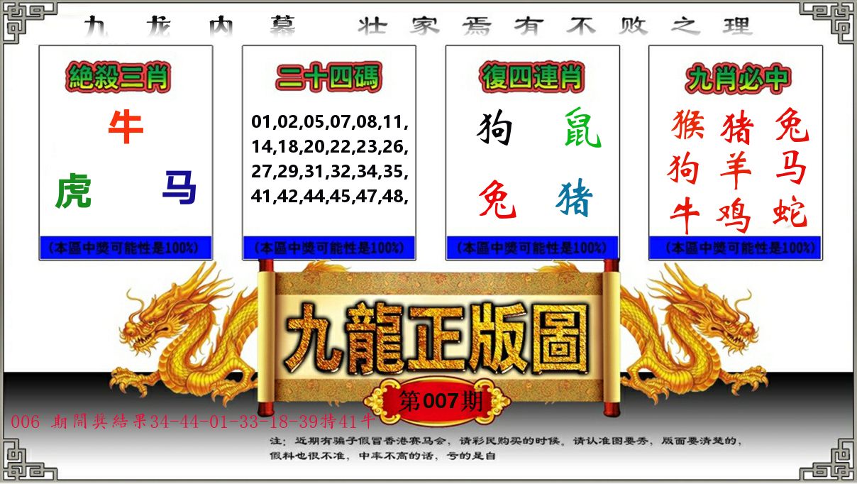 九龙正版图 第7期