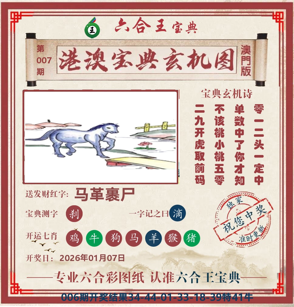 六合王宝典玄机 第7期
