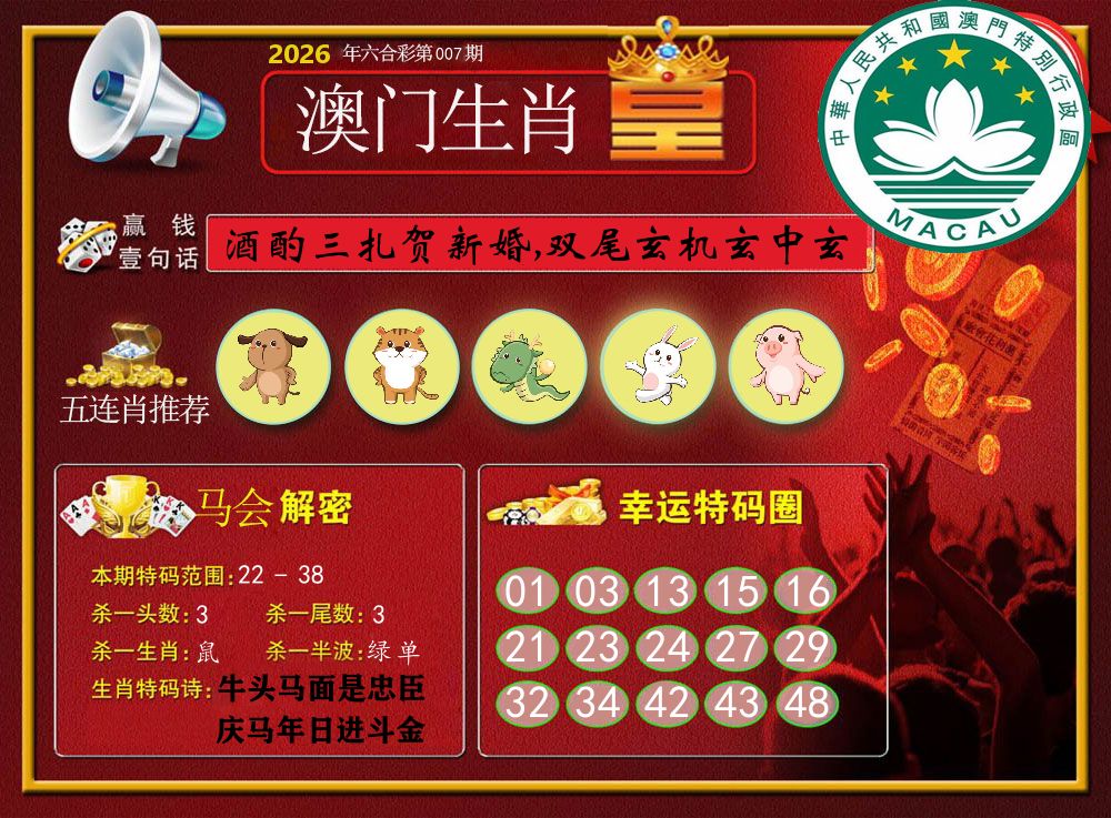 澳门生肖皇 第7期