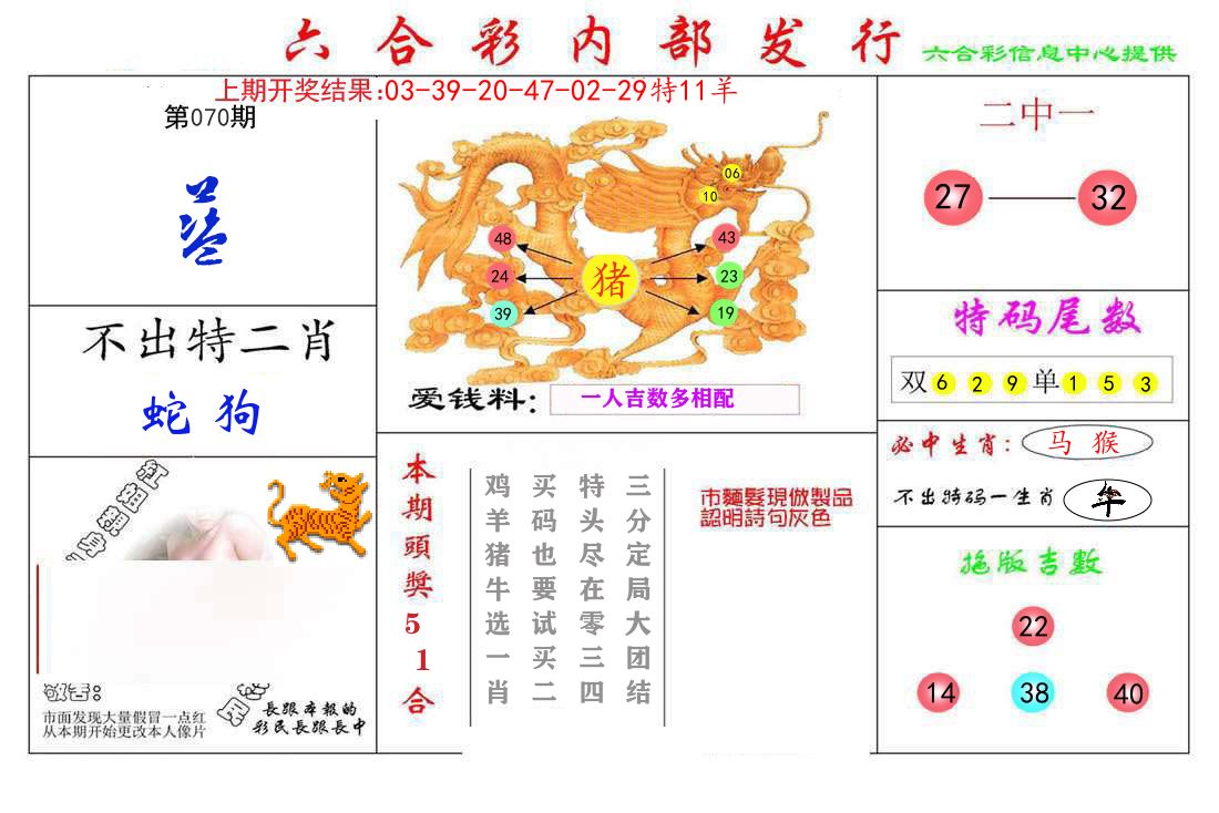 六合彩内部发行 第70期