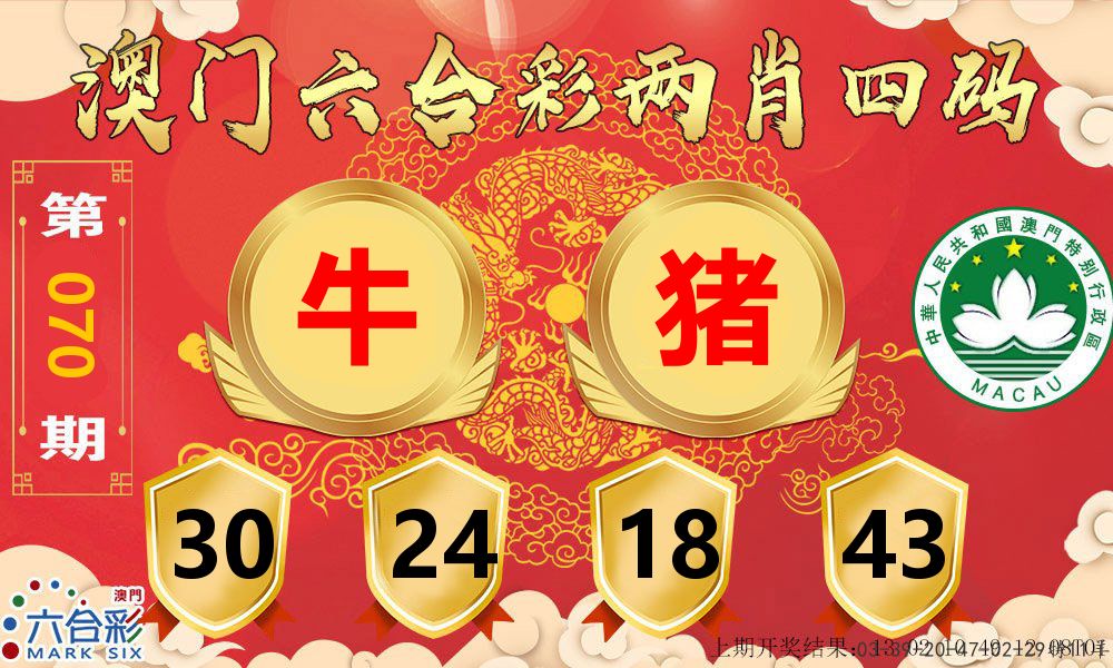 澳门两肖四码 第70期