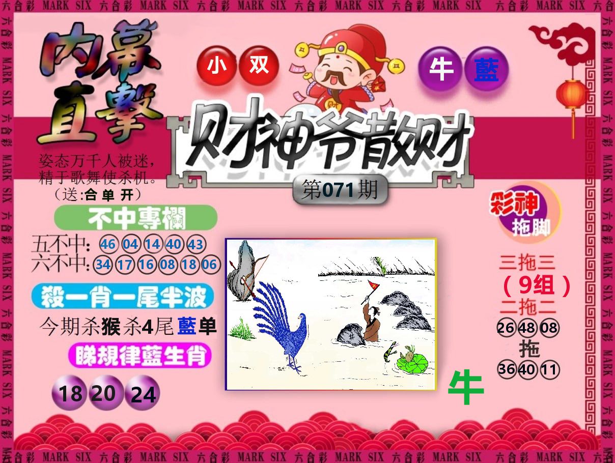 财神爷散财 第71期