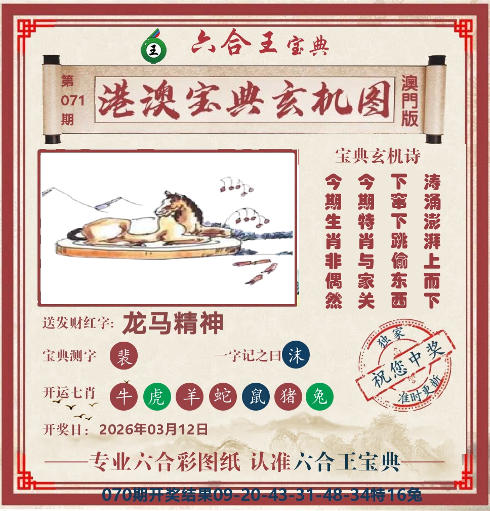 六合王宝典玄机 第71期