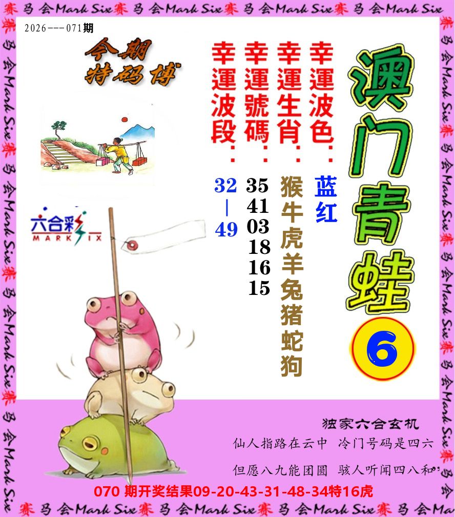 青蛙系列6 第71期