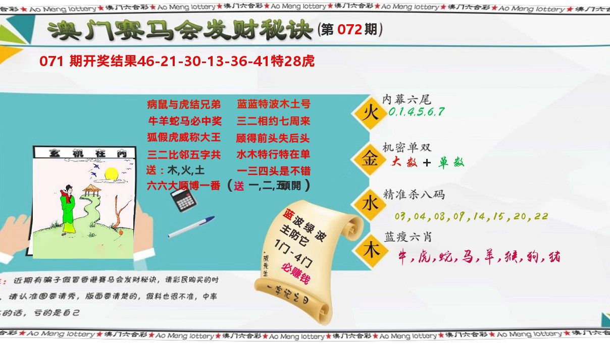 发财秘诀 第72期