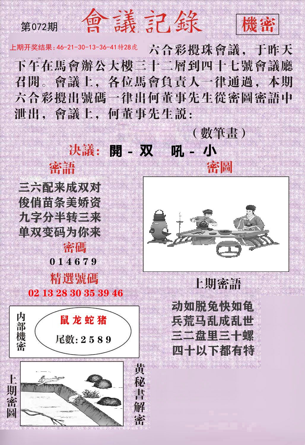 会议记录 第72期