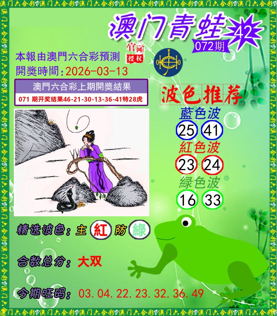 青蛙系列42 第72期
