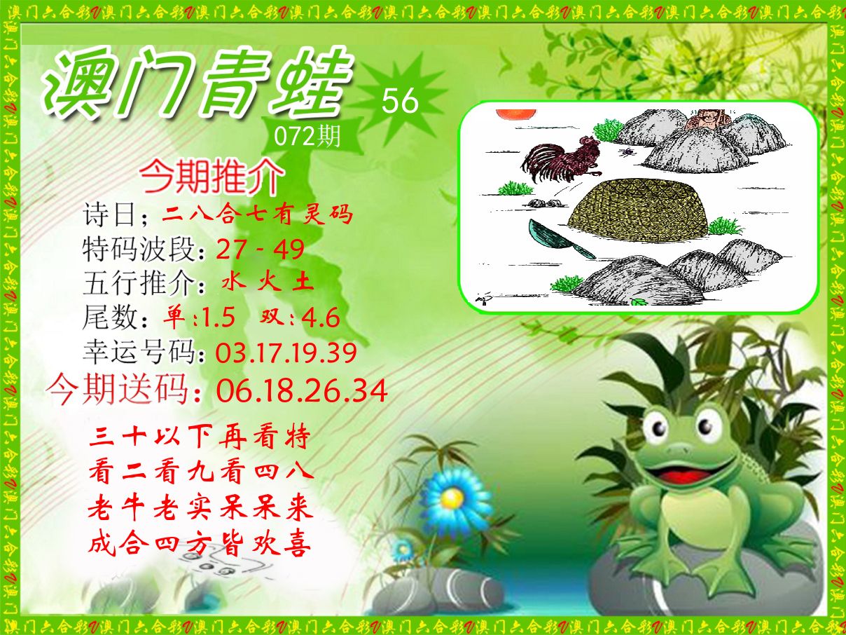 青蛙系列56 第72期