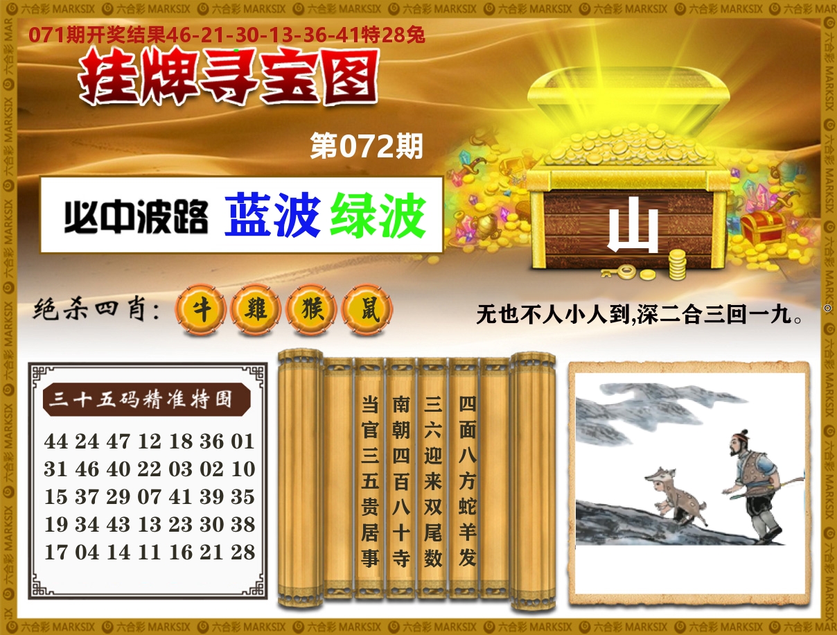 澳门挂牌寻宝 第72期