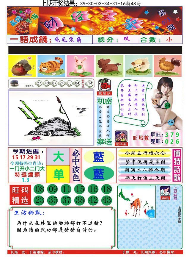 澳门财经宝鉴 第73期