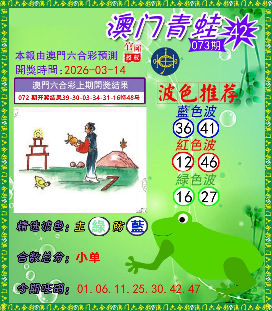 青蛙系列42 第73期