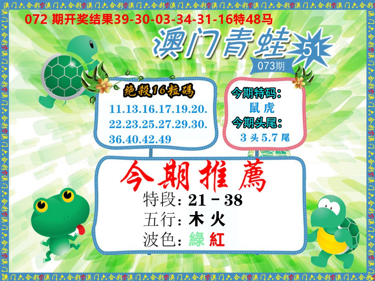 青蛙系列51 第73期