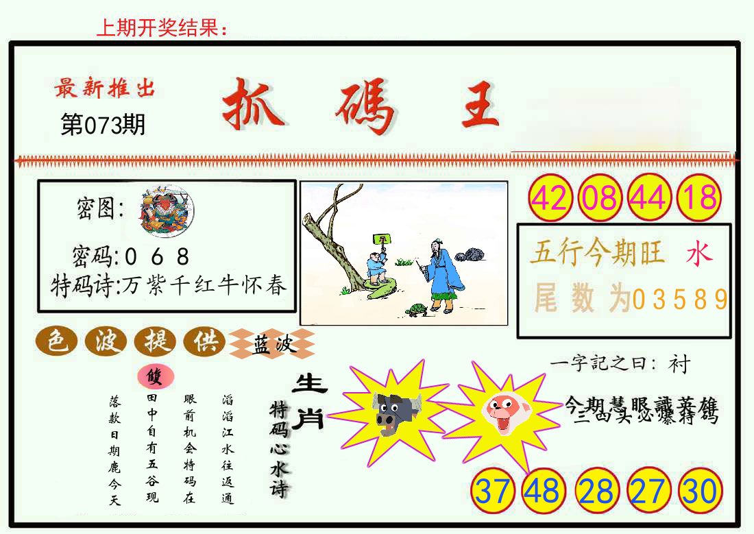 最新抓码王 第73期