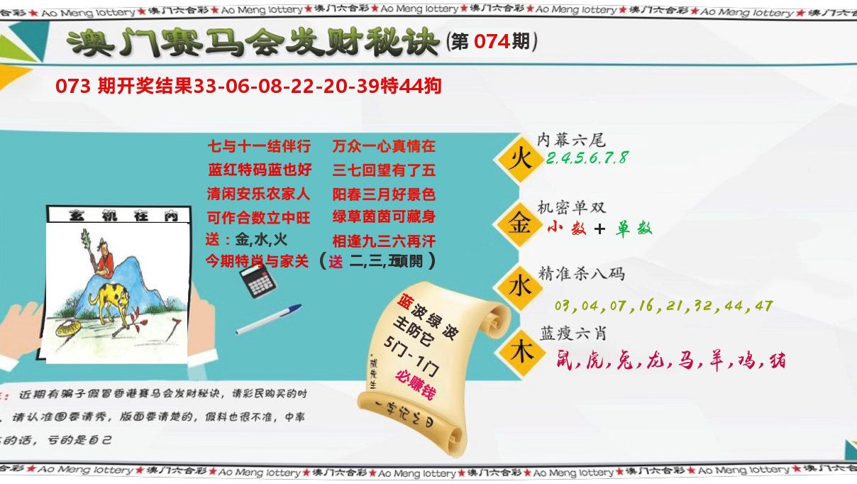发财秘诀 第74期