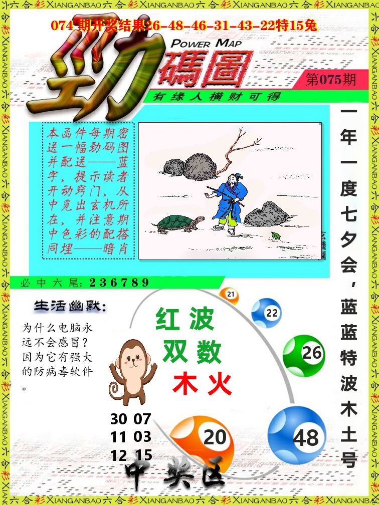 劲码图 第75期