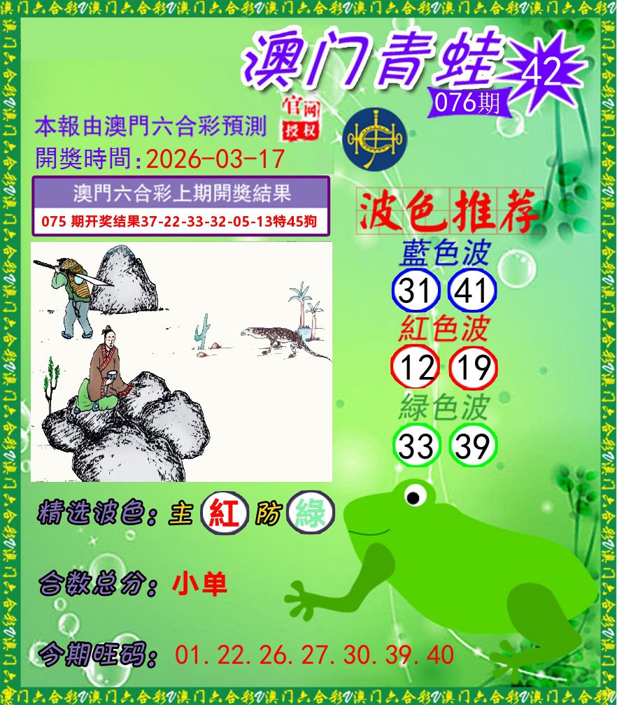 青蛙系列42 第76期