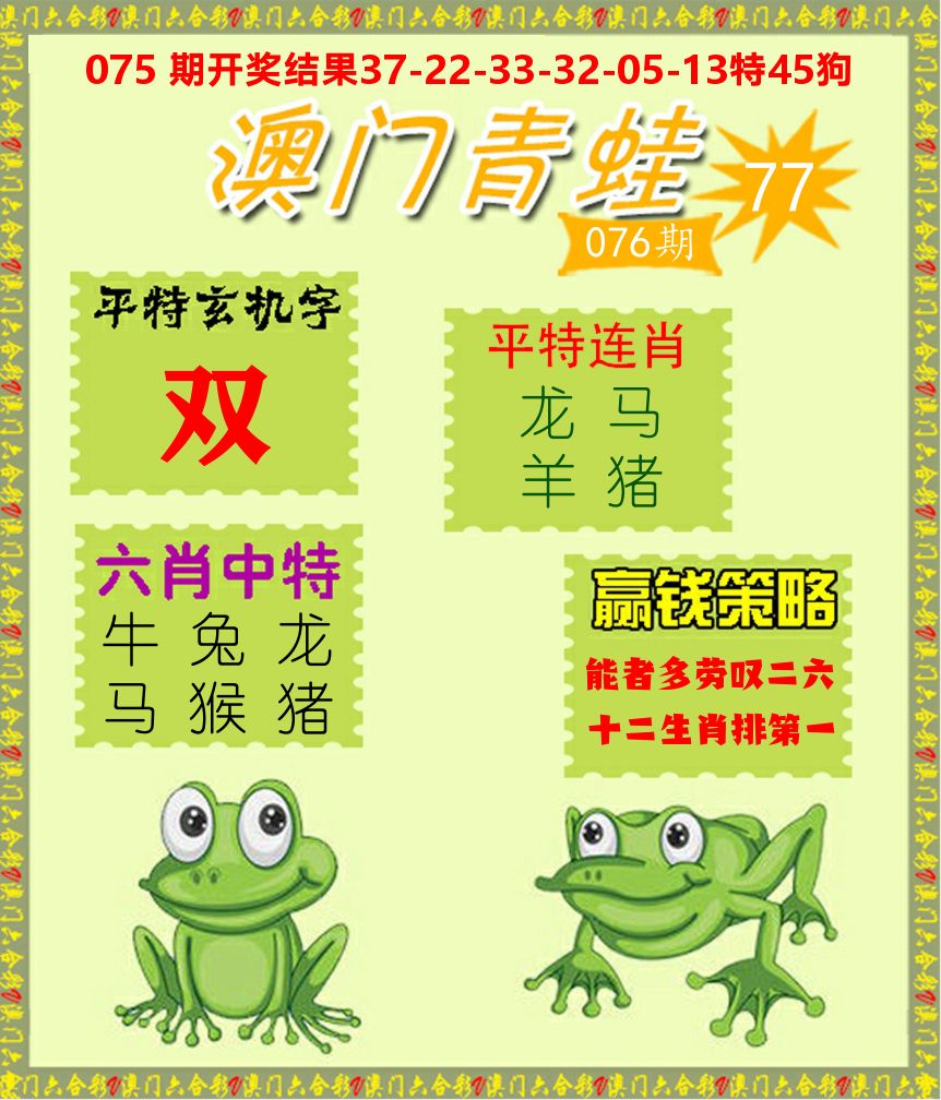 青蛙系列77 第76期