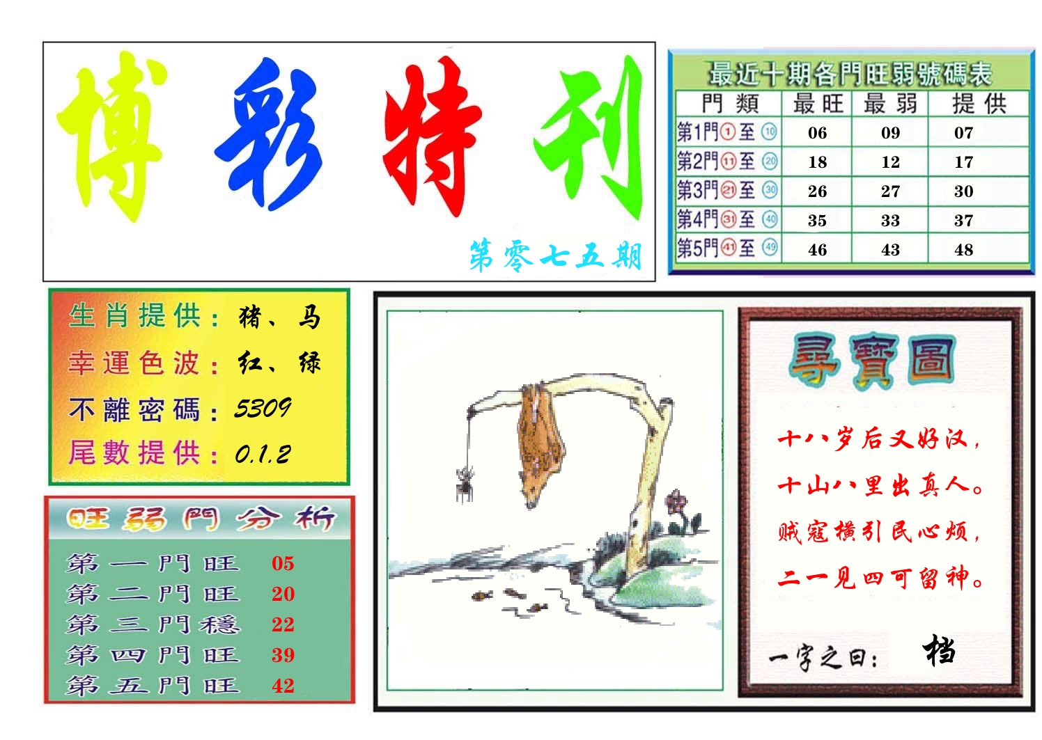 博彩特刊 第76期