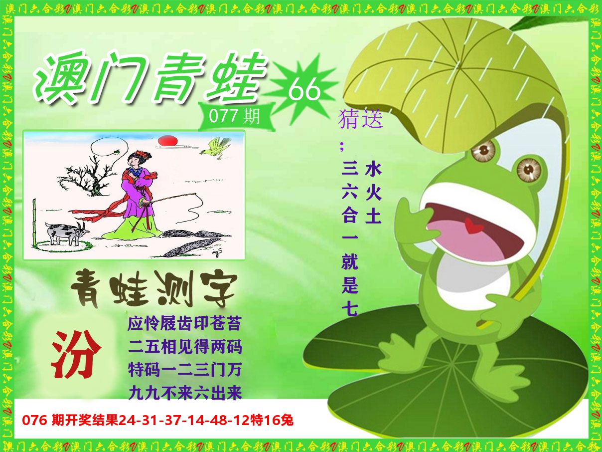 青蛙系列66 第77期