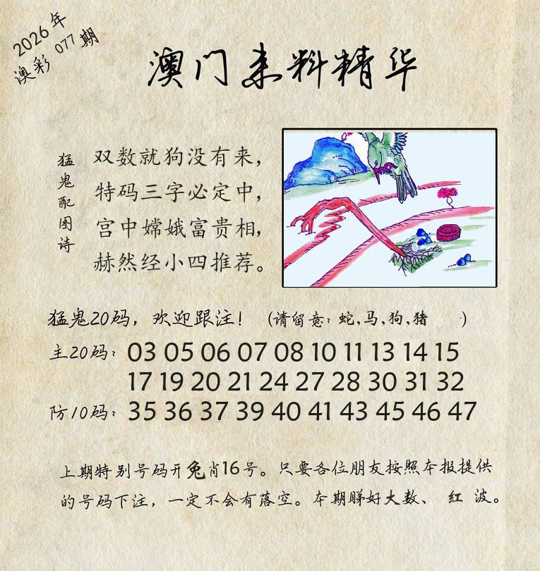 精华来料 第77期