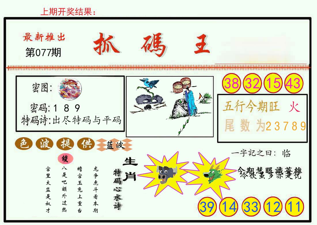 最新抓码王 第77期