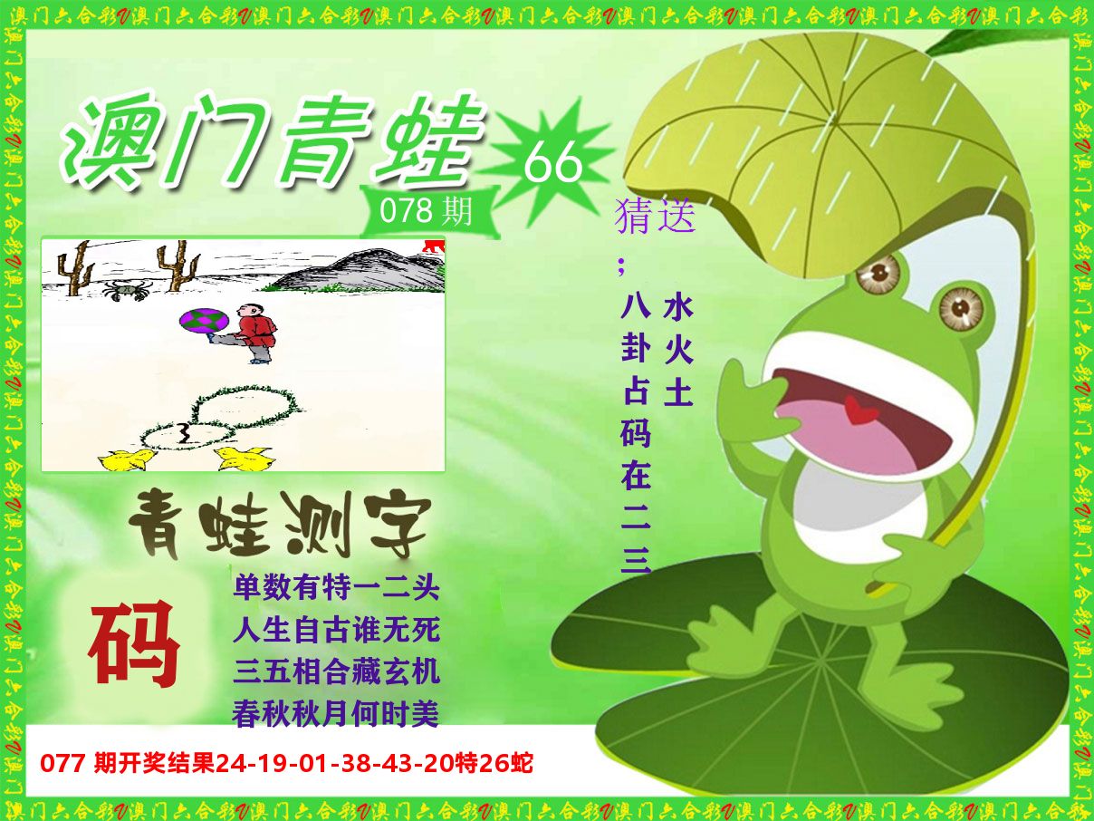 青蛙系列66 第78期