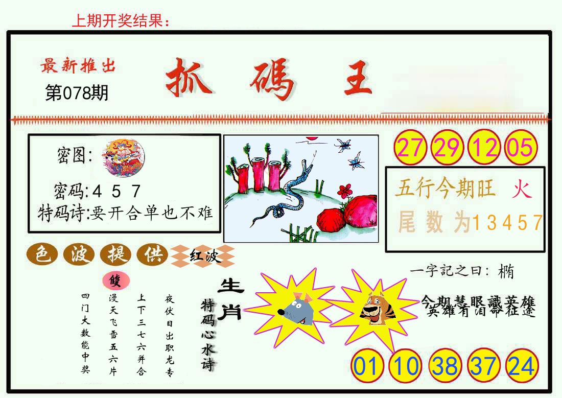 最新抓码王 第78期