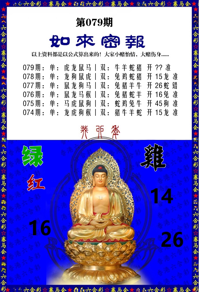 如来密报 第79期