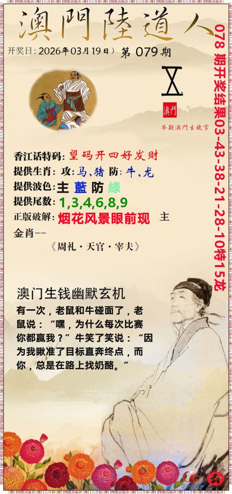 澳门陆道人 第79期