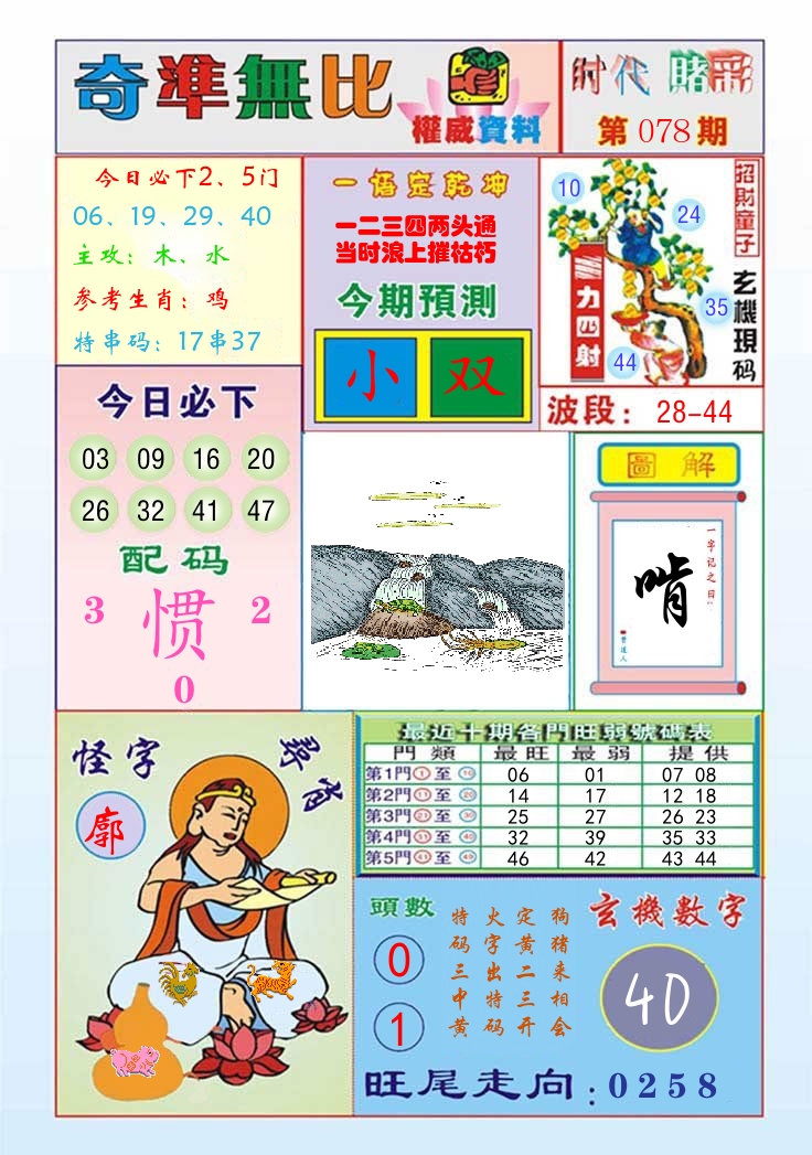 时代赌彩 第79期