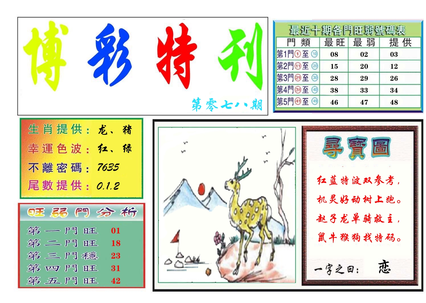 博彩特刊 第79期