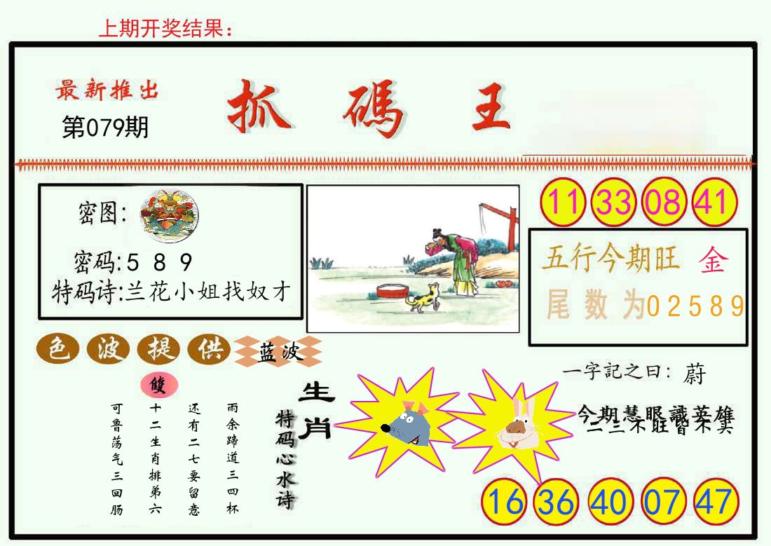 最新抓码王 第79期