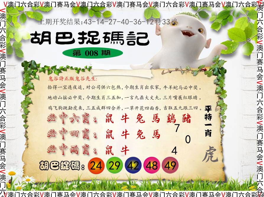 胡巴抓码记 第8期
