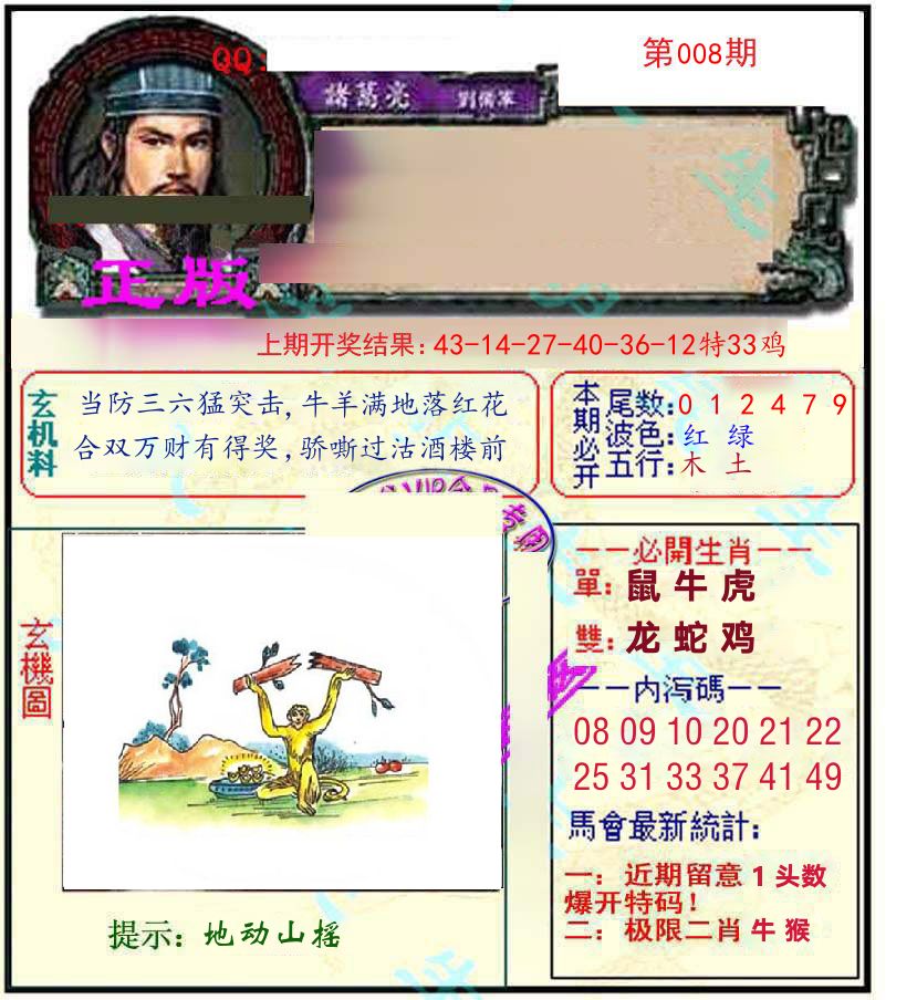 诸葛亮玄机 第8期