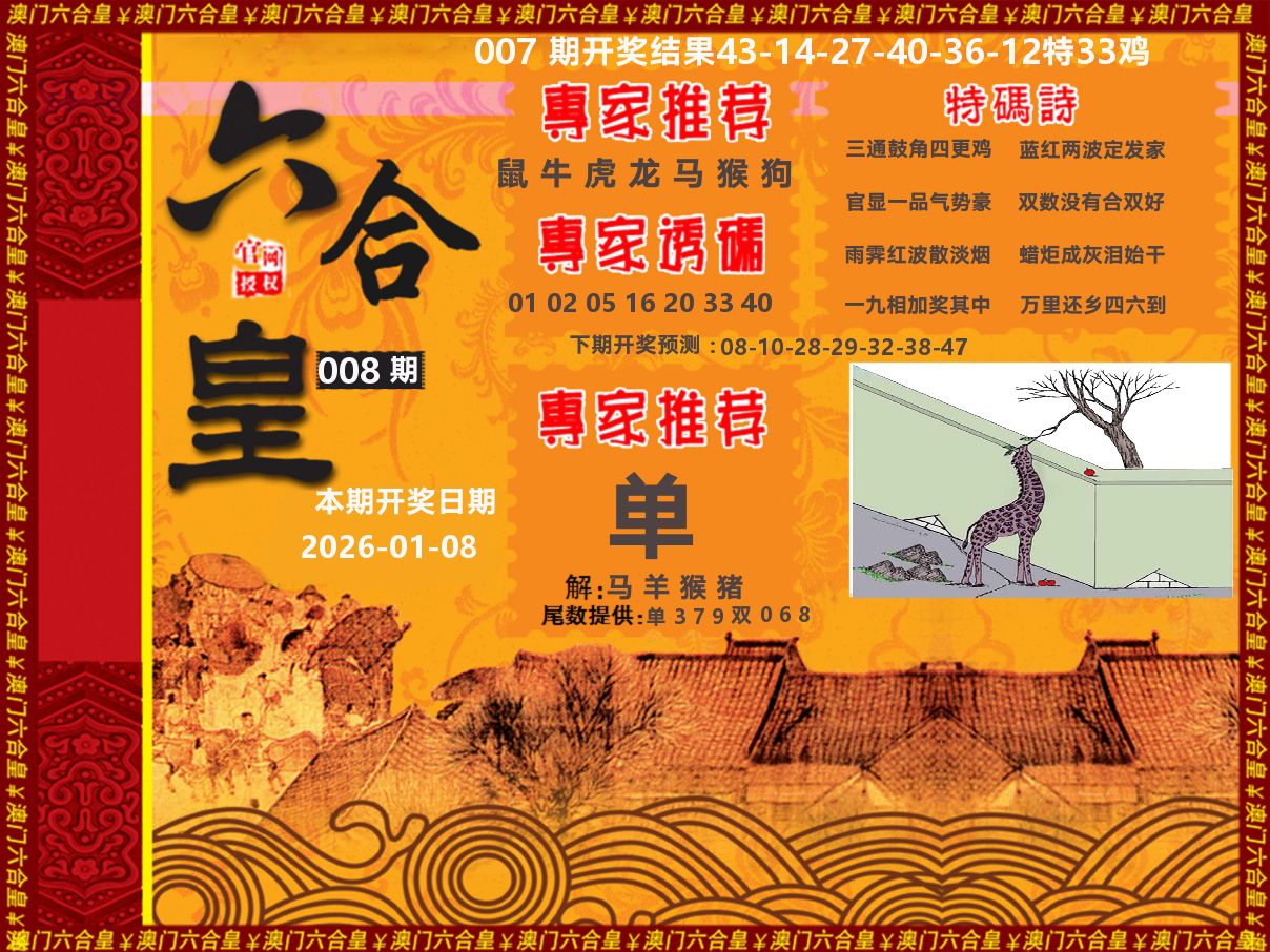 六合皇系列 第8期