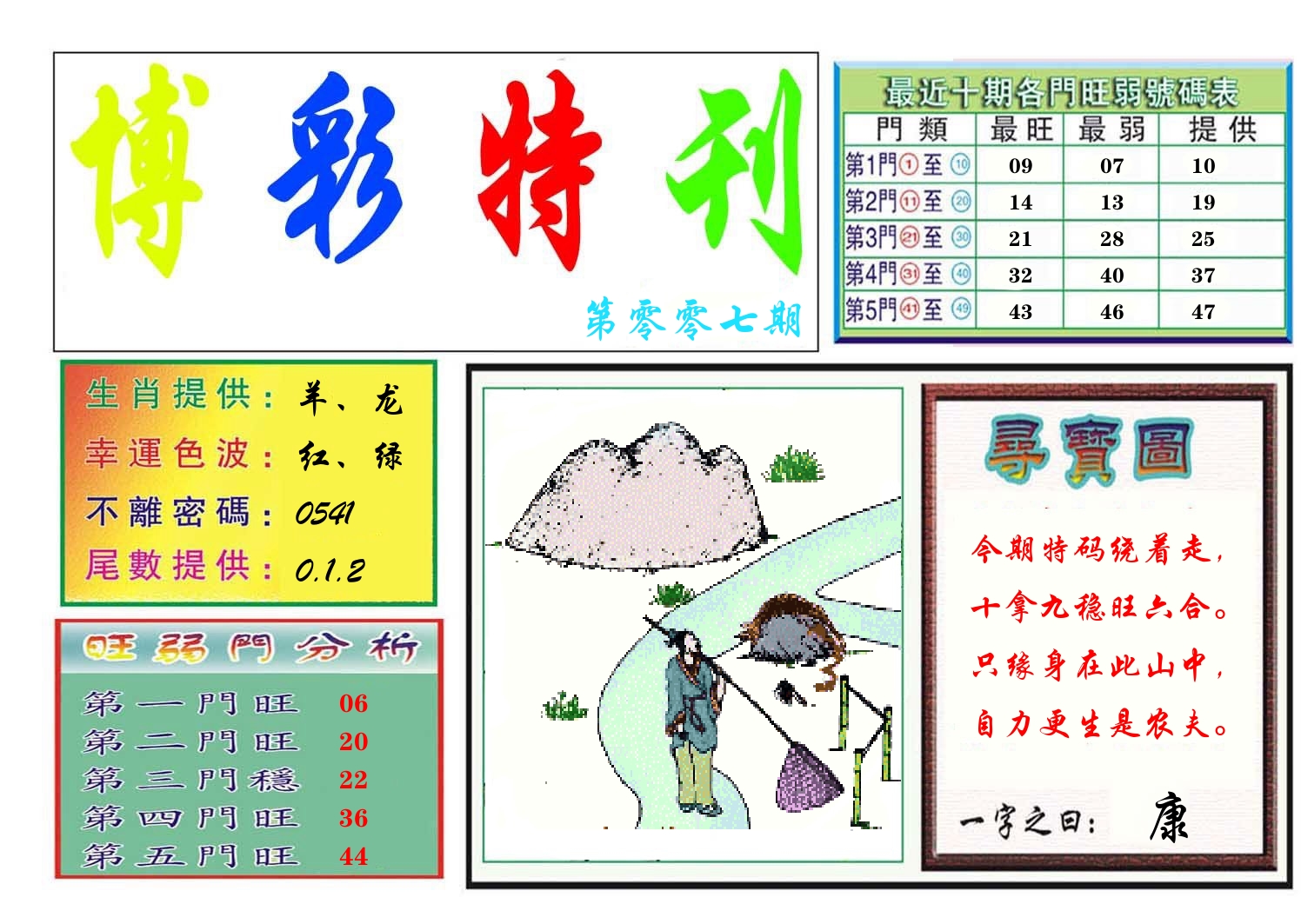 博彩特刊 第8期