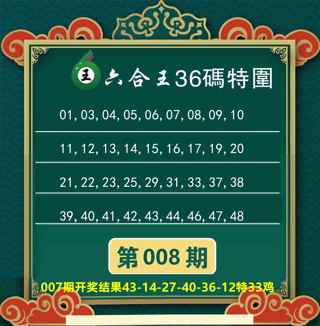 澳门特码王B 第8期