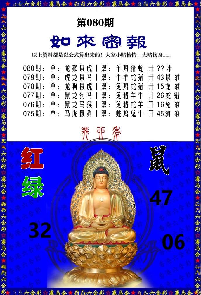 如来密报 第80期