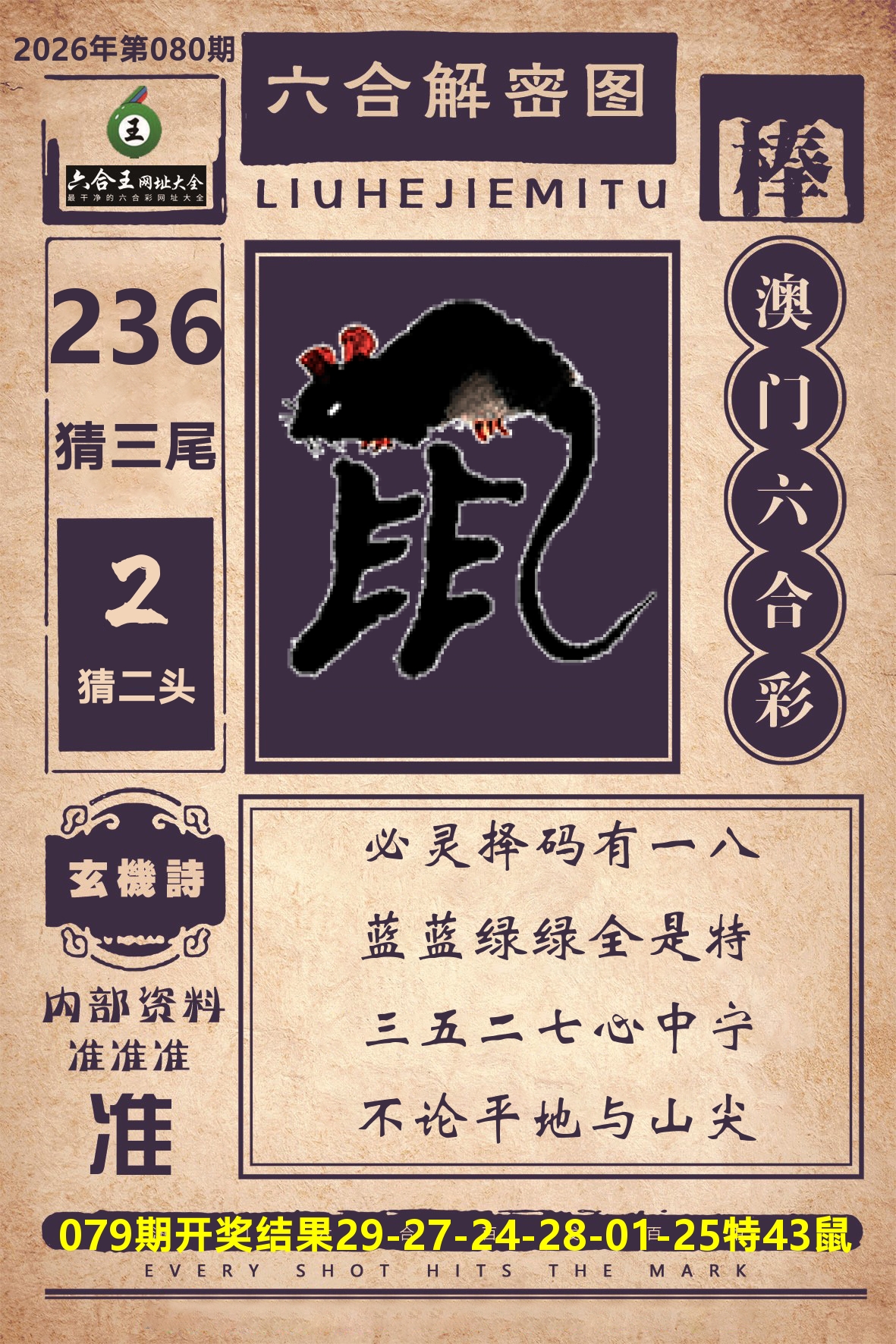六合王六合解密 第80期