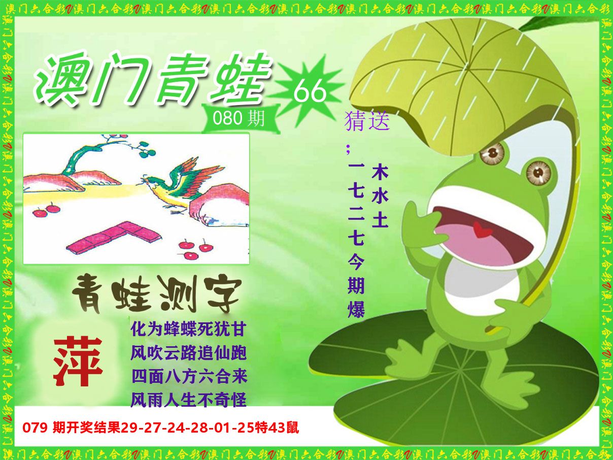 青蛙系列66 第80期
